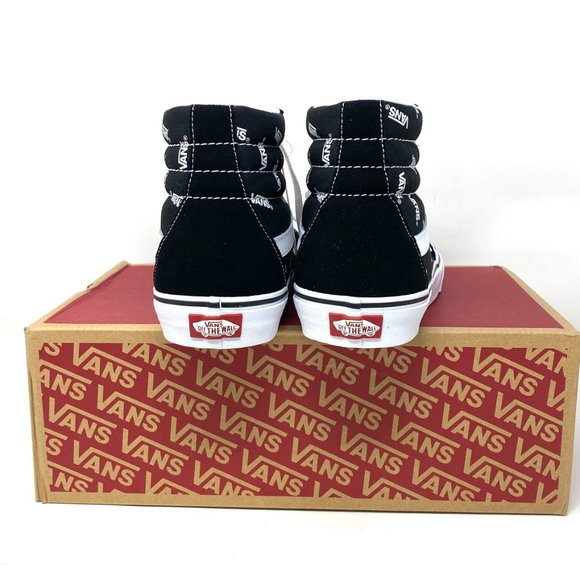 Vans Sk8 Hi Men's Size Canvas High Top Black Skateboarding White VN0A32QGQW7 - Picture 5 of 11